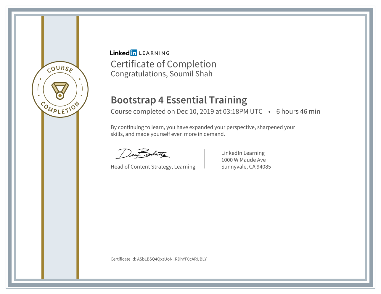 Bootstrap 4 Essential Training
